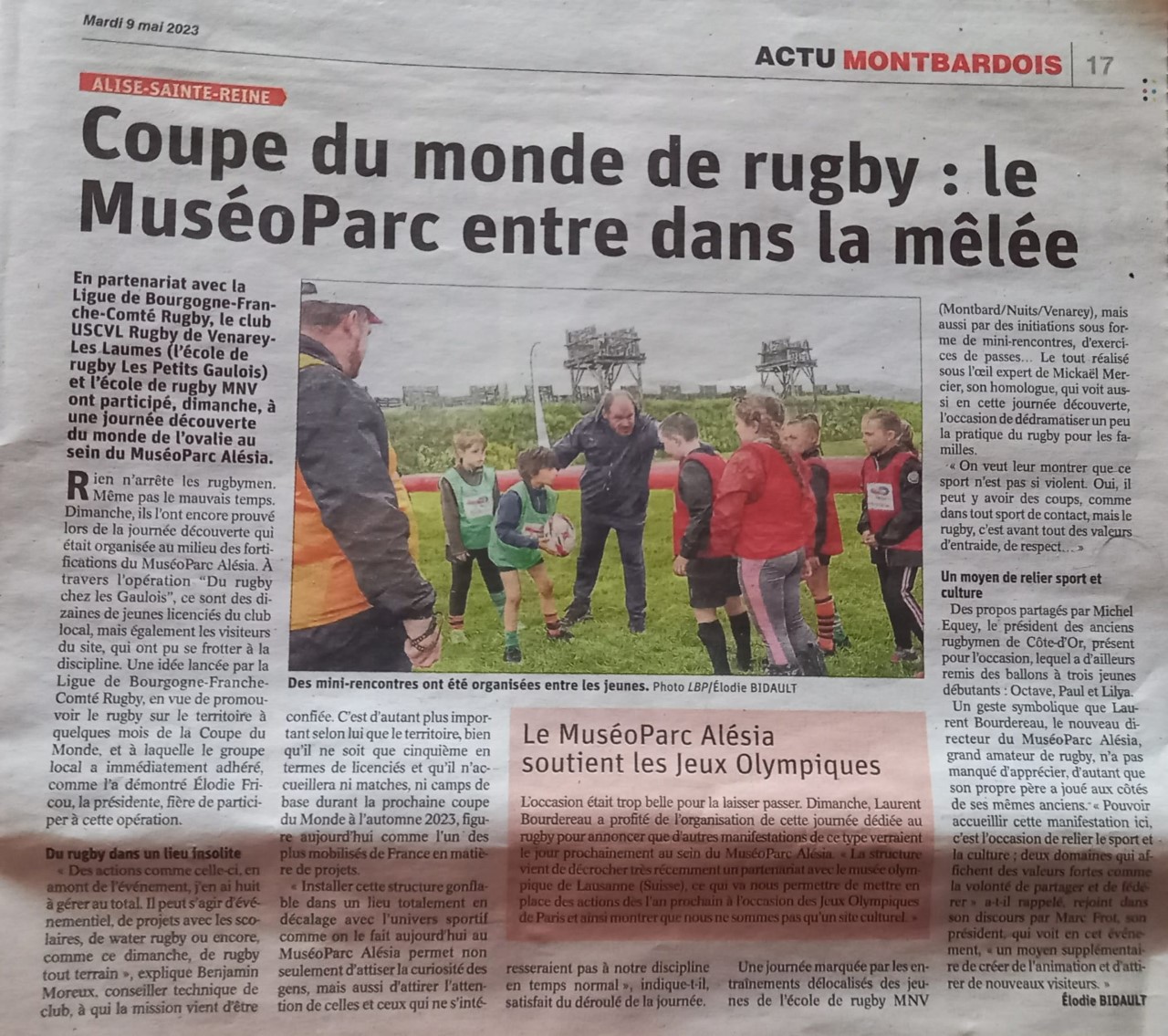 Rugby a l heure gauloise article bp 2